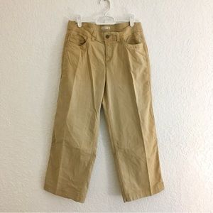 Toad&Co Earthworks Wide Leg Casual Pants Trousers Cropped Size 8